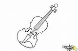 Violin Draw Drawing Step Fiddle Drawings Paintingvalley Drawingnow Coloring sketch template