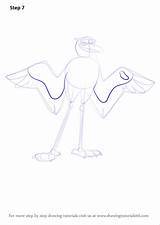 Step Storks Junior Draw Drawing sketch template