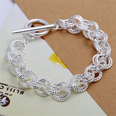 sterling silver jewelry bracelets bangles  women men