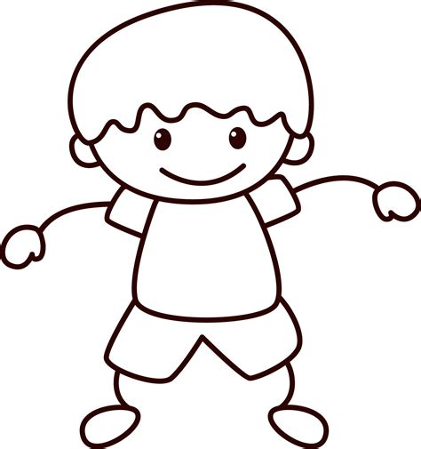 nice happy children school small boy coloring page coloring pages