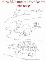 Tortoise Kids2 Rabbit sketch template