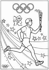 Coloring Pages Olympics Olympic Games sketch template