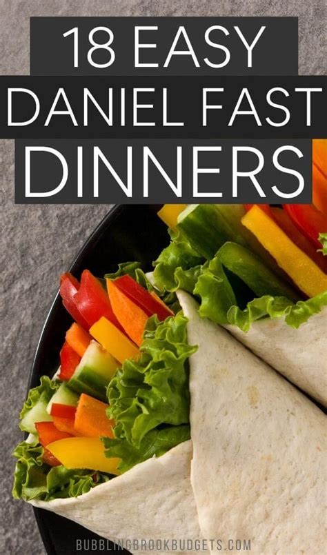 easy daniel fast recipes     dinner quick daniel