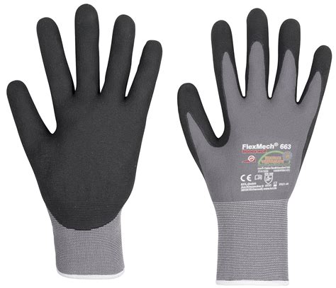 pairs  kcl flexmech en work gloves protective gloves mechanic