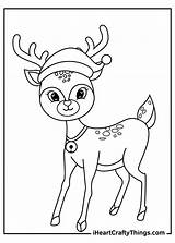 Reindeer Reindeers Iheartcraftythings sketch template
