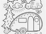 Coloring Camper Pages Popular sketch template