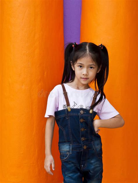 little asian girl posing stock image image of cute 30018147