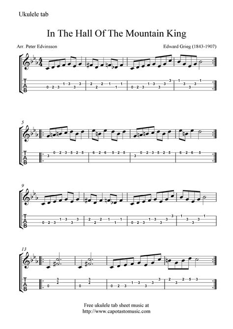 ukulele sheet   sheet  scores  ukulele tab sheet    hall