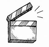 Clapperboard Drawing Clapboard Getdrawings Clipartmag Paintingvalley Hidden Diamond Productions sketch template