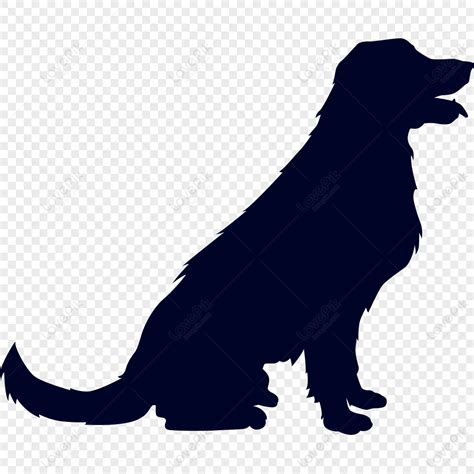dog silhouette material dog anime png hd transparent image