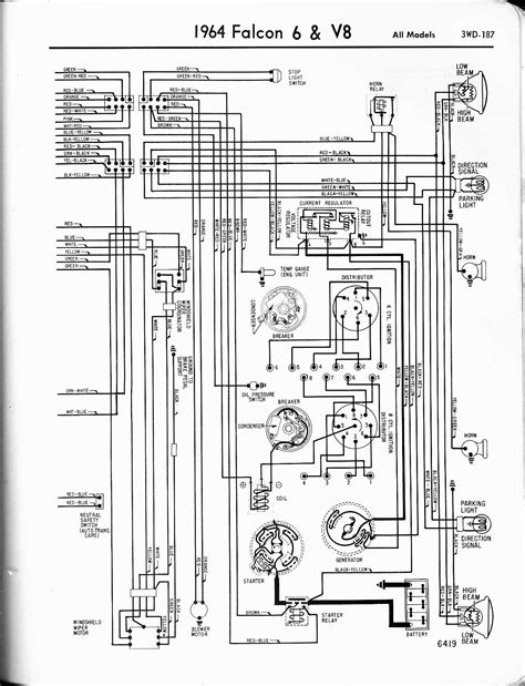 falcon wiring harness diagram schematic