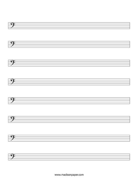 blank sheet   piano madisons paper templates