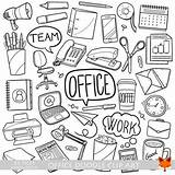 Doodle Office Work Items Icons Clipart Scrapbook Objects Line Coloring Doodles Artwork Set Etsy Icon Drawings Drawing Drawn Skizze Hand sketch template