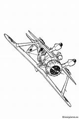 Tweede Wereldoorlog Vliegtuigen Uitprinten Pages Wwii Voertuigen sketch template