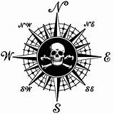 Compass Pirate Rose Tattoo Skull Drawing Coloring Sketch Pirates Tattoos Map Props Zoom Sketchite Hand Drawings Designs Paintingvalley Choose Board sketch template
