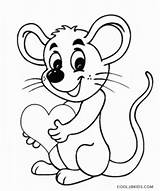 Mouse Coloring Pages Cute Cartoon Kids Mice Printable Animal Cool2bkids Template Sheets Comic Computer Outline Drawings Books Choose Board sketch template