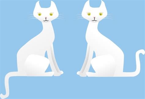 cats clip art vectors  editable ai eps svg format