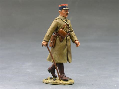 french marching officer king country