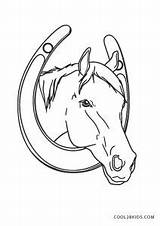 Horse Coloring Pages Head Printable Kids sketch template