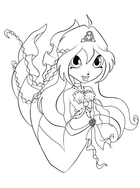 cute chibi mermaid coloring pages coloring pages