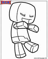 Zombie Coloring Minecraft Pages Steve Colouring Printable Clipart Print Color Popular Library Search Coloringhome sketch template
