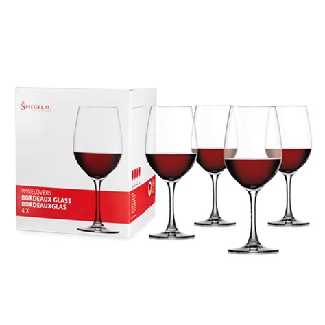 Spiegelau Wine Lovers Bordeaux Wine Glasses European Made Red Wine
