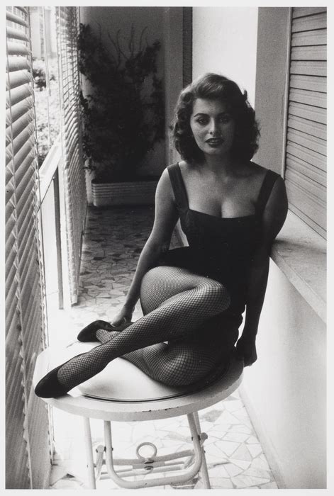 [actress Sophia Loren Posing In Her Home Naples Italy