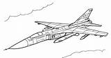 Fighter Coloring Pages Aircraft Print Boys sketch template