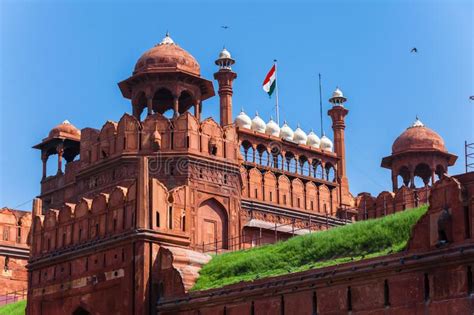 Red Fort In Delhi India Red Fort In Delhi Unesco World Heritage Site