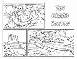Coloring Pages Canyon Grand Printable Coloringcafe National Kids Pdf Board Sheets Adult Choose sketch template