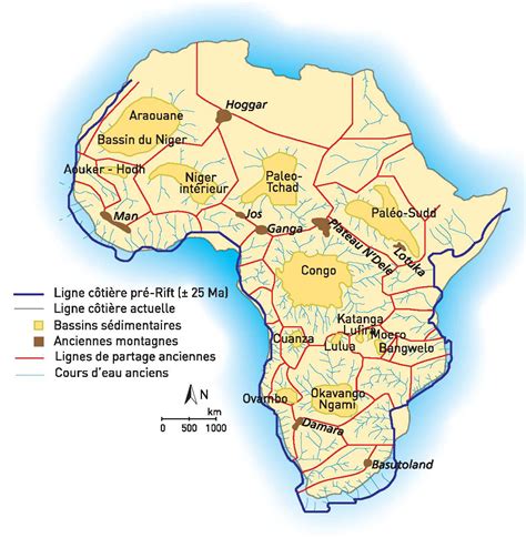 carte afrique fleuve voyage carte plan