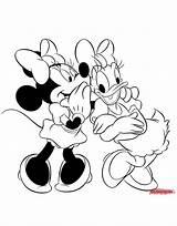 Minnie Colorare Paperina Daisy Friends Drawing Goofy Whispering Natale Duck Disneyclips Ausmalen Getdrawings Pluto sketch template