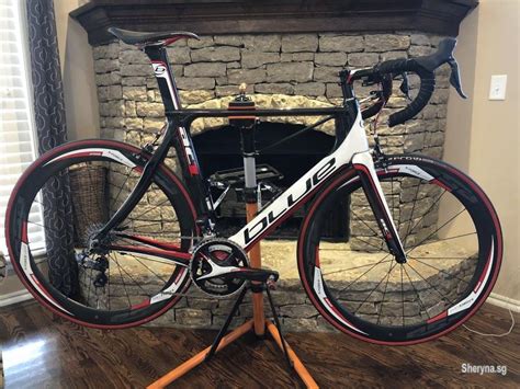 biue competition cycles ac sl aero carbon road bike ml  sporting