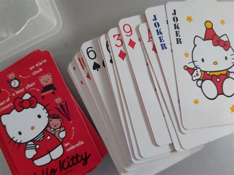 kitty playing cards mini   hobbies toys toys games