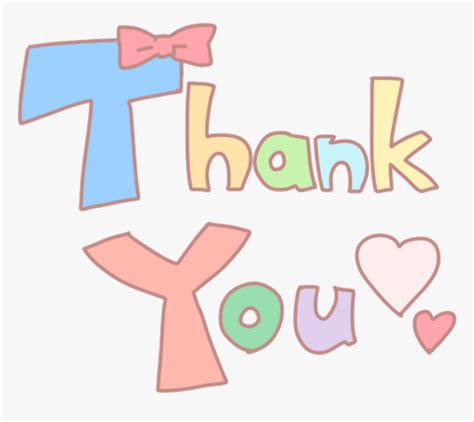 thankyou  word colorful cute love cute   images png