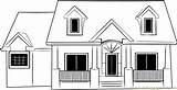 Cottage Coloring Eco Pages Coloringpages101 sketch template