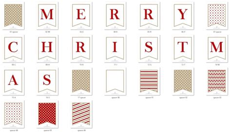 printable  merry christmas banner diy printable christmas etsy