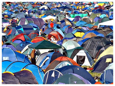 tents     tent filled feilds  glastonbury flickr