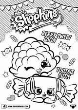 Pages Coloring Shopkins Cheeky Chocolate Getcolorings sketch template