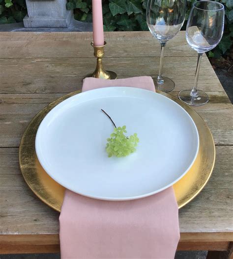 oud roze katoenen servetten huren bij table moments
