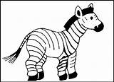 Zebra Coloring Pages Printable Kids Animal 2265 June Posted Size sketch template