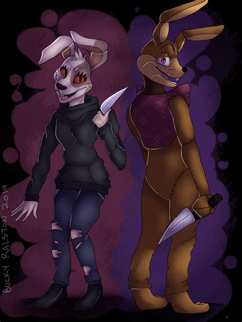 Glitchtrap And Vanny Art By Me Please Do Not Use Without