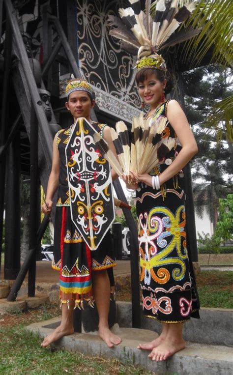 gambar pakaian adat kalimantan budaya budaya suku dayak suku dayak kalimantan barat