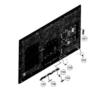sony xbr hx lcd television parts sears partsdirect