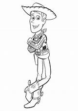 Coloring Cowboy Pages Printable Library Clipart Woody Toy Story sketch template