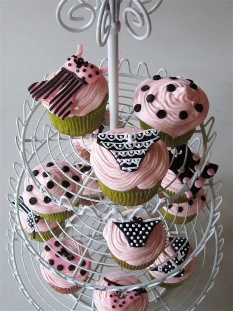 Darlin Designs Lingerie Shower Cupcakes