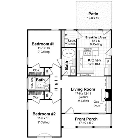 small house plans   sq ft  garage featured house   square feet pic fart