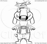 Dog Dachshund Oktoberfest Drunk Skinny Wearing German Lederhosen Royalty Clipart Cory Thoman Vector Cartoon 2021 sketch template