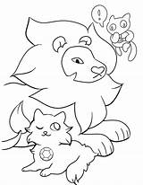 Lion Steven Licker Cn sketch template