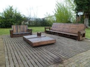 salon de jardin en palette de bois bricobistro